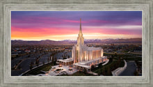 Load image into Gallery viewer, Oquirrh Mountain Pink Sunset Aerial
