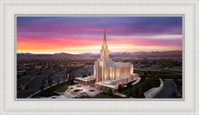 Load image into Gallery viewer, Oquirrh Mountain Pink Sunset Aerial
