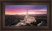 Load image into Gallery viewer, Oquirrh Mountain Pink Sunset Aerial

