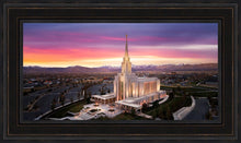 Load image into Gallery viewer, Oquirrh Mountain Pink Sunset Aerial
