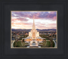 Load image into Gallery viewer, Oquirrh Mountain Aerial Sunset
