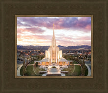 Load image into Gallery viewer, Oquirrh Mountain Aerial Sunset
