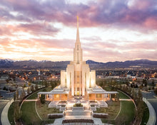 Load image into Gallery viewer, Oquirrh Mountain Aerial Sunset
