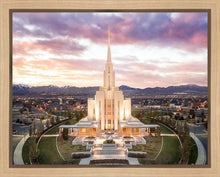 Load image into Gallery viewer, Oquirrh Mountain Aerial Sunset
