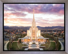 Load image into Gallery viewer, Oquirrh Mountain Aerial Sunset
