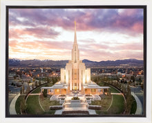Load image into Gallery viewer, Oquirrh Mountain Aerial Sunset
