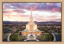 Load image into Gallery viewer, Oquirrh Mountain Aerial Sunset
