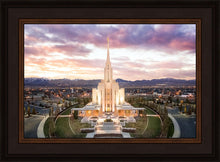 Load image into Gallery viewer, Oquirrh Mountain Aerial Sunset
