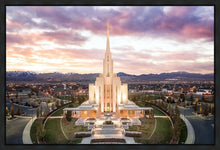 Load image into Gallery viewer, Oquirrh Mountain Aerial Sunset
