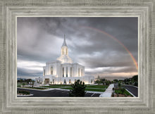 Load image into Gallery viewer, Orem Rainbow Sunrise Large Wall Art
