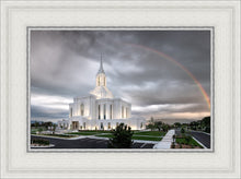 Load image into Gallery viewer, Orem Rainbow Sunrise Large Wall Art
