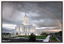 Load image into Gallery viewer, Orem Rainbow Sunrise Large Wall Art
