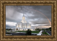 Load image into Gallery viewer, Orem Rainbow Sunrise Large Wall Art
