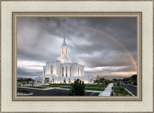 Load image into Gallery viewer, Orem Rainbow Sunrise Large Wall Art
