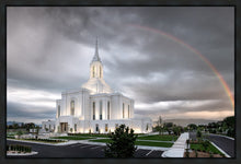 Load image into Gallery viewer, Orem Rainbow Sunrise Large Wall Art
