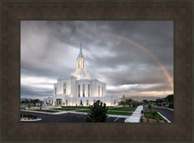 Load image into Gallery viewer, Orem Rainbow Sunrise Large Wall Art
