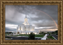 Load image into Gallery viewer, Orem Rainbow Sunrise Large Wall Art
