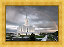 Load image into Gallery viewer, Orem Rainbow Sunrise Large Wall Art
