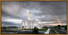 Load image into Gallery viewer, Orem Rainbow Sunrise Large Wall Art
