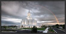 Load image into Gallery viewer, Orem Rainbow Sunrise Large Wall Art
