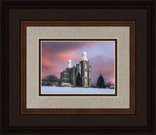 Load image into Gallery viewer, Logan Utah Pink Winter Sunset
