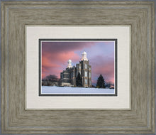 Load image into Gallery viewer, Logan Utah Pink Winter Sunset
