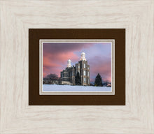 Load image into Gallery viewer, Logan Utah Pink Winter Sunset
