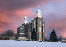 Load image into Gallery viewer, Logan Utah Pink Winter Sunset
