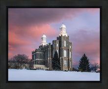 Load image into Gallery viewer, Logan Utah Pink Winter Sunset
