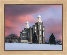 Load image into Gallery viewer, Logan Utah Pink Winter Sunset
