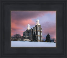 Load image into Gallery viewer, Logan Utah Pink Winter Sunset
