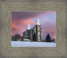 Load image into Gallery viewer, Logan Utah Pink Winter Sunset
