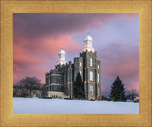 Load image into Gallery viewer, Logan Utah Pink Winter Sunset

