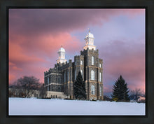 Load image into Gallery viewer, Logan Utah Pink Winter Sunset
