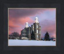 Load image into Gallery viewer, Logan Utah Pink Winter Sunset
