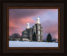 Load image into Gallery viewer, Logan Utah Pink Winter Sunset
