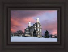Load image into Gallery viewer, Logan Utah Pink Winter Sunset

