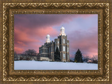 Load image into Gallery viewer, Logan Utah Pink Winter Sunset
