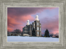 Load image into Gallery viewer, Logan Utah Pink Winter Sunset
