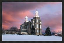 Load image into Gallery viewer, Logan Utah Pink Winter Sunset

