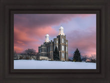 Load image into Gallery viewer, Logan Utah Pink Winter Sunset

