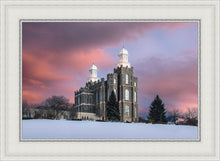 Load image into Gallery viewer, Logan Utah Pink Winter Sunset
