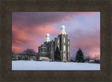Load image into Gallery viewer, Logan Utah Pink Winter Sunset
