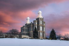 Load image into Gallery viewer, Logan Utah Pink Winter Sunset
