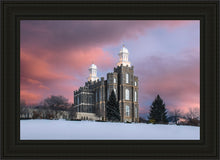 Load image into Gallery viewer, Logan Utah Pink Winter Sunset
