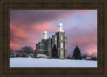 Load image into Gallery viewer, Logan Utah Pink Winter Sunset
