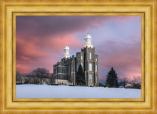 Load image into Gallery viewer, Logan Utah Pink Winter Sunset

