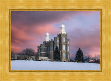 Load image into Gallery viewer, Logan Utah Pink Winter Sunset
