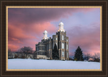 Load image into Gallery viewer, Logan Utah Pink Winter Sunset
