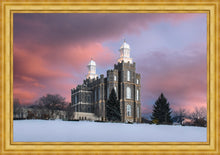 Load image into Gallery viewer, Logan Utah Pink Winter Sunset
